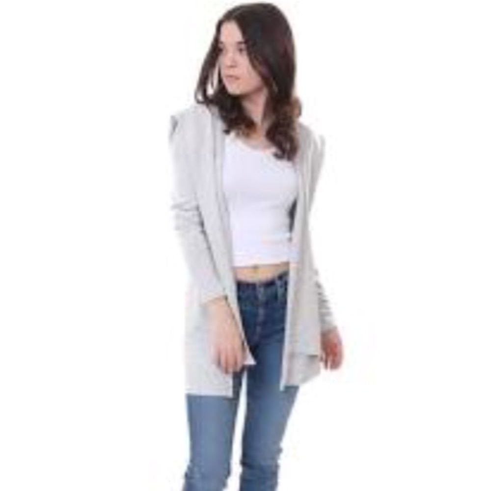 Hooded cardigan